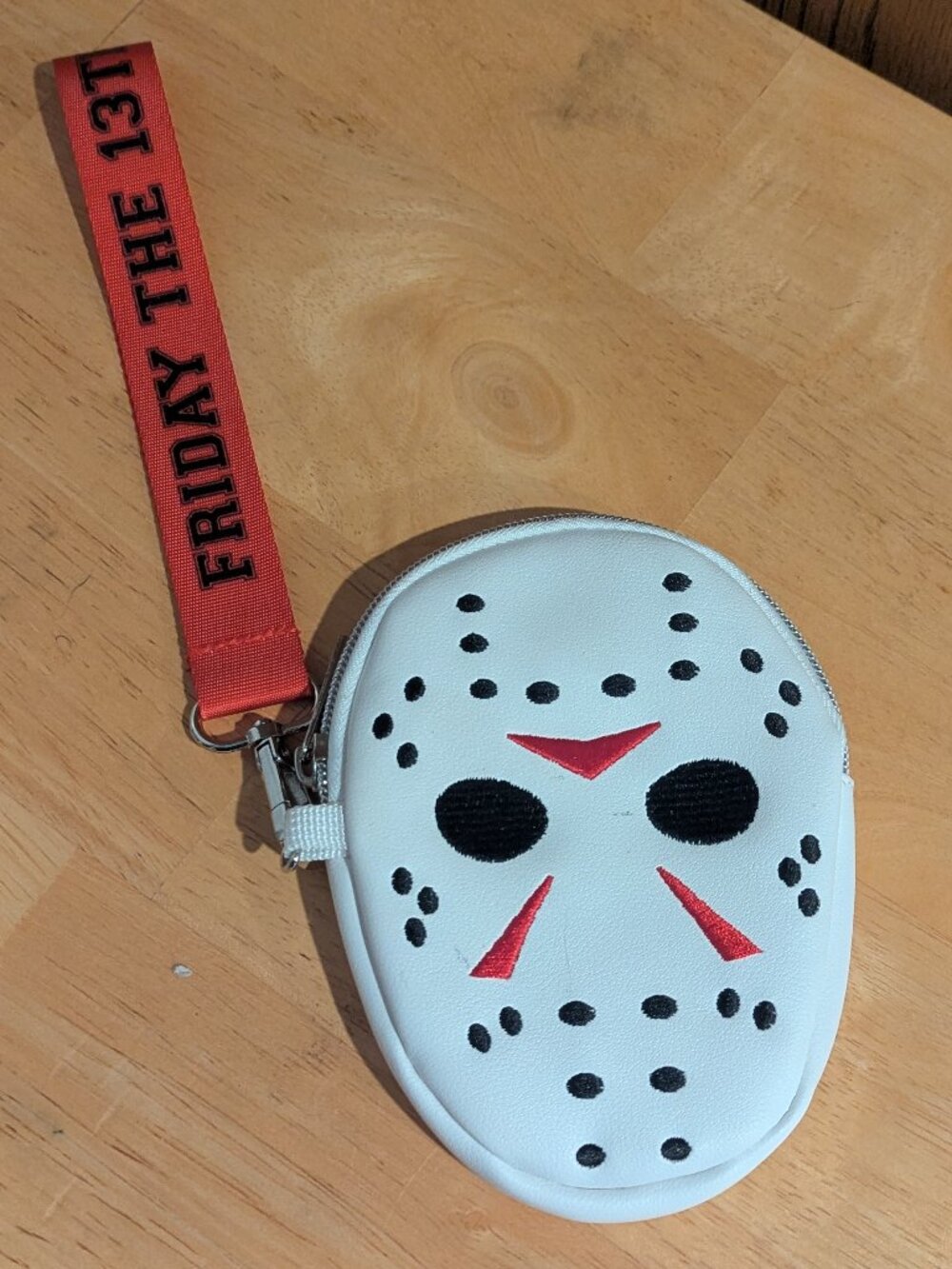 Friday the 13th Jason Voorhees  Mask Wristlet Change Purse Horror